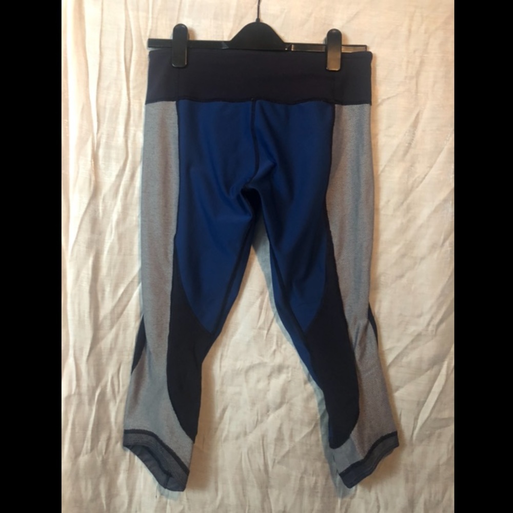 Lululemon Blue Colorblock Leggings